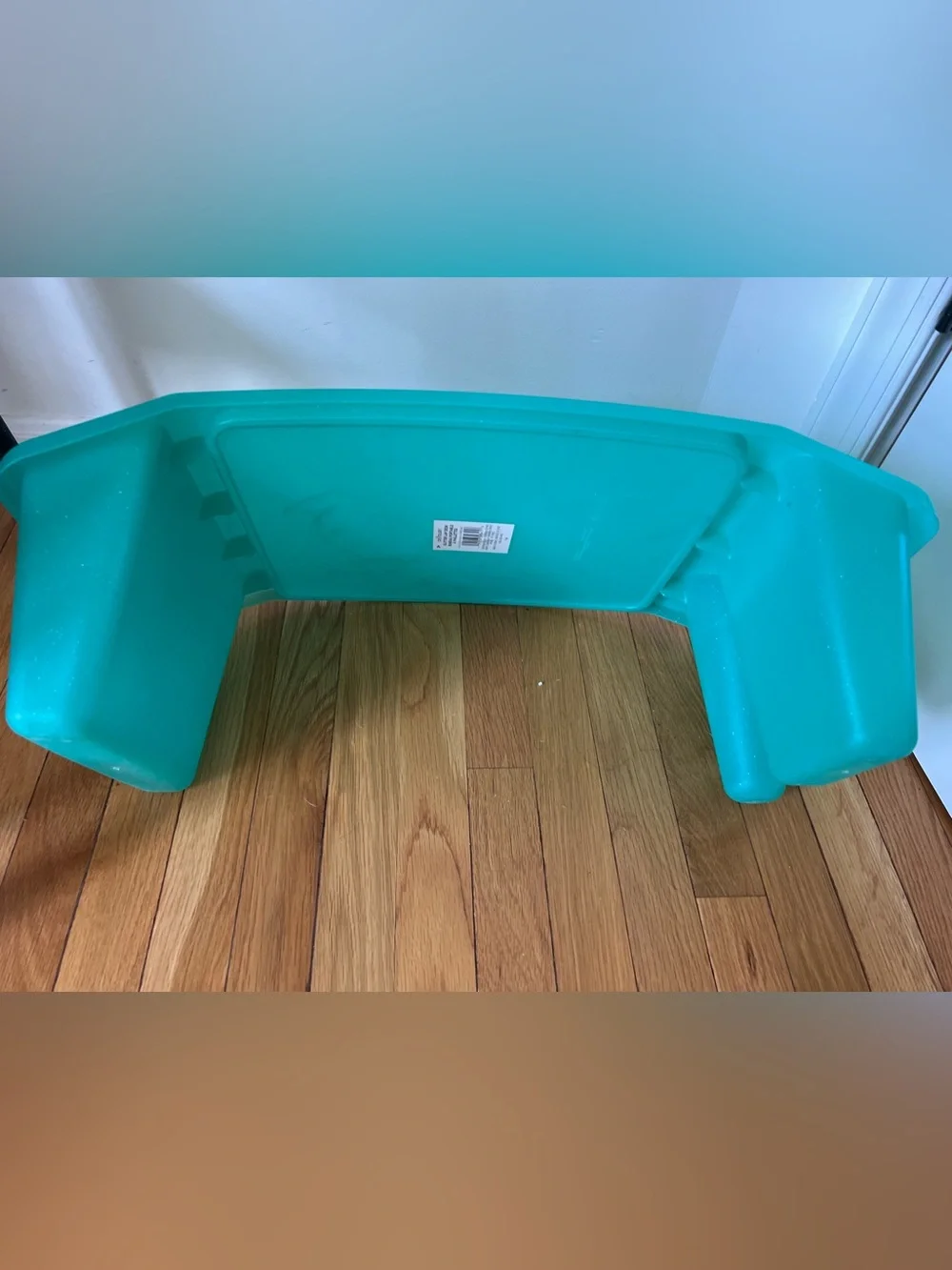 Kids Portable lap desk Activity Tray - Teal glitter